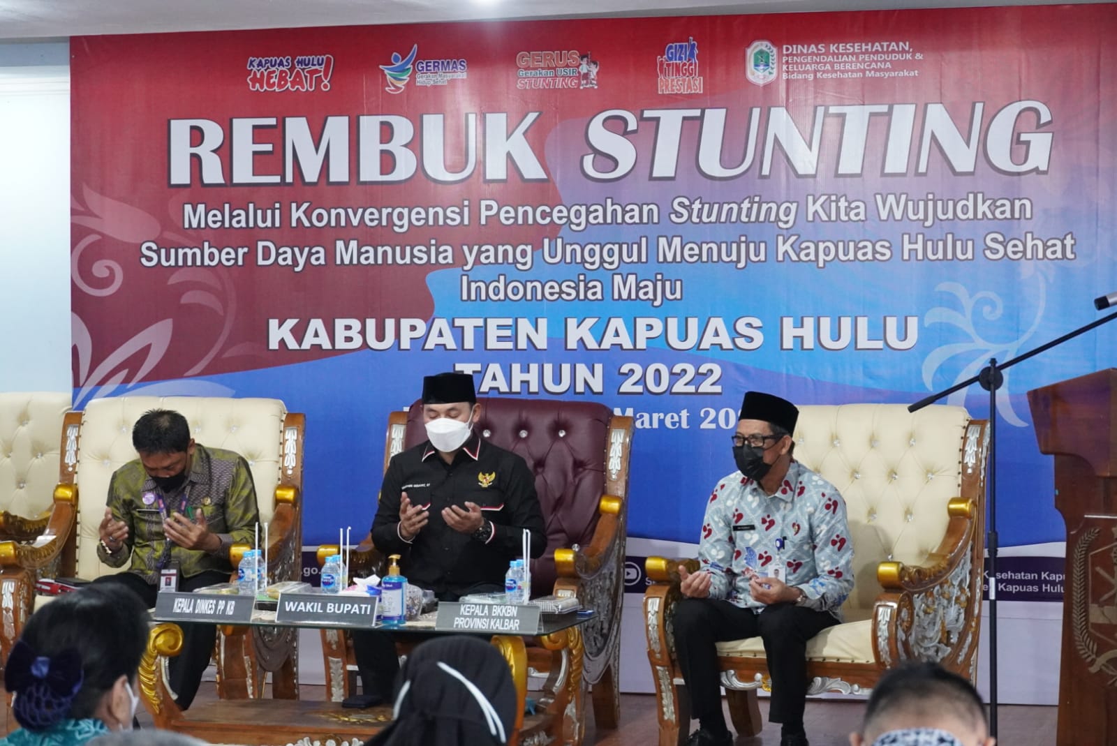 Wakil Bupati Kapuas Hulu Membuka Rembuk Stunting Kabupaten Kapuas Hulu